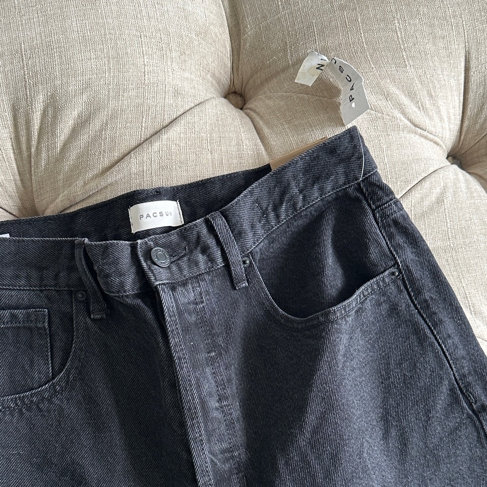 PacSun Charcoal Denim Pants - Picture 2 of 9
